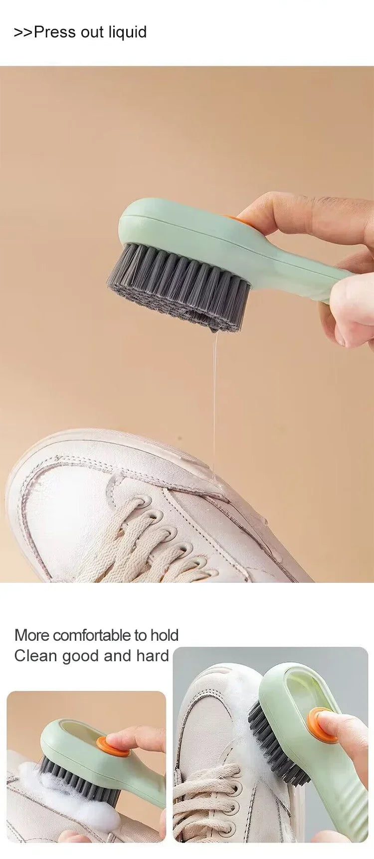 Brosse de nettoyage à réservoir