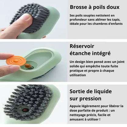 Brosse de nettoyage à réservoir