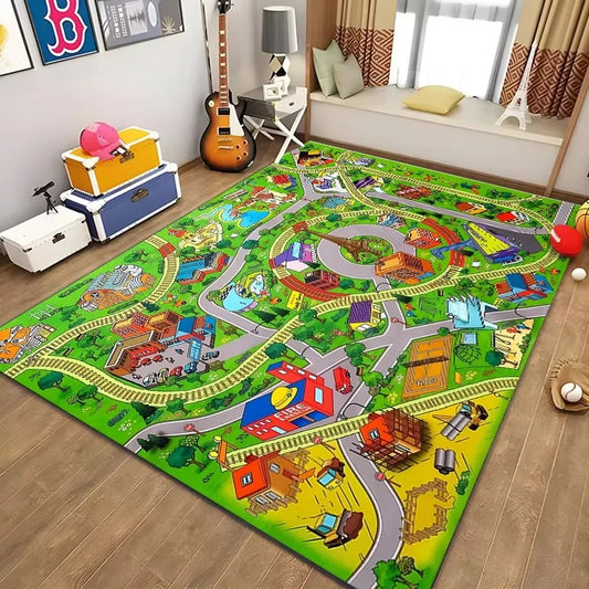 Tapis de circuit voiture Antidérapant - 120x160 cm