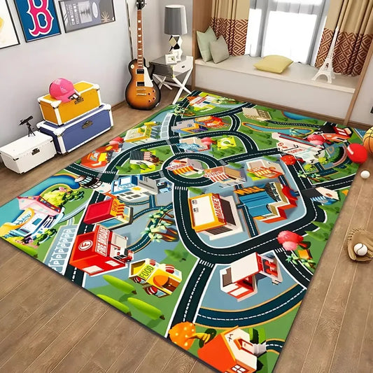 Tapis Voiture pour Enfant - 120x160 cm - Antidérapant